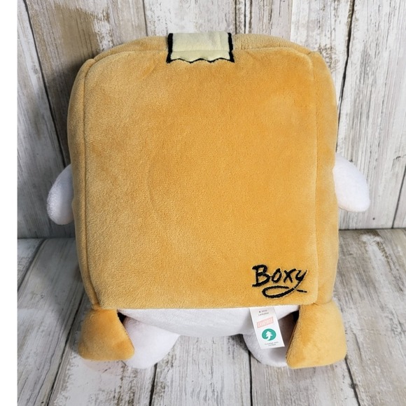 10' Lankybox Boxy Plush Toy Pillow Soft Stuffed Animal Yellow Cartoon - Picture 5 of 7